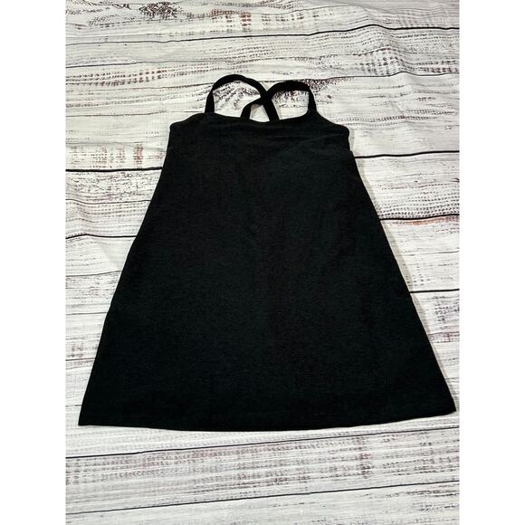 Beyond Yoga Womens Darkest Night Stretch Lined Spacedye Move It Dress Size Small - Picture 1 of 11